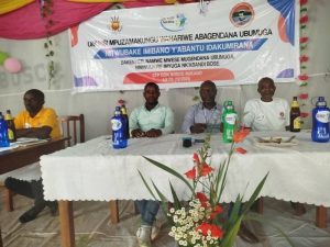 Quelques clichés de la cérémonie d’aujourd’hui: journée mondiale des personnes handicapées.  (Don Bosco Rukago)